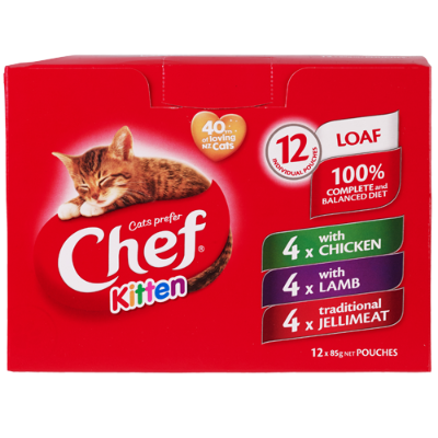 Chef Kitten Loaf Variety 12pk