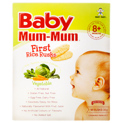 Baby Mum-Mum Vegetable First Rice Rusks 36g