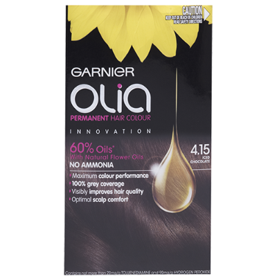 Garnier Olia 4.15 Iced Chocolate Hair Colour ea
