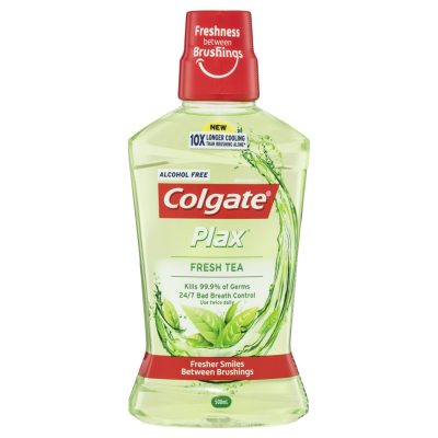 Colgate Plax Fresh Tea 12 Hr Protection Mouthwash 500ml