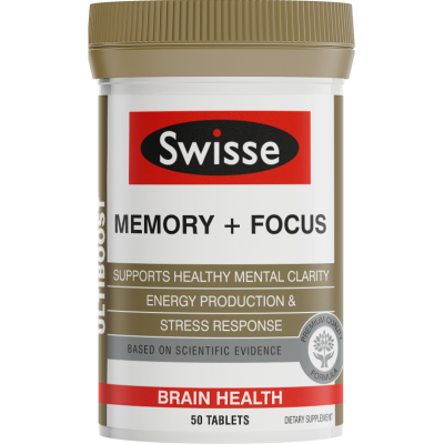 Swisse Memory & Focas Tablets 50ea
