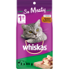 whiskas so meaty shredded chicken with duck in gravy wet cat food pouches 3pk