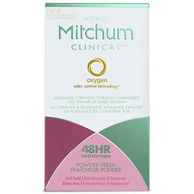 Mitchum Clinical Woman Powder Fresh 48hr Deodorant 45g