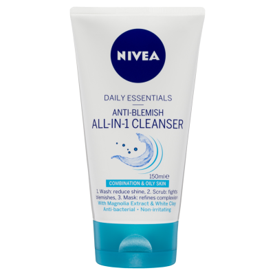 Nivea Daily Essentials Anti Blemish All In One Cleanser 150ml