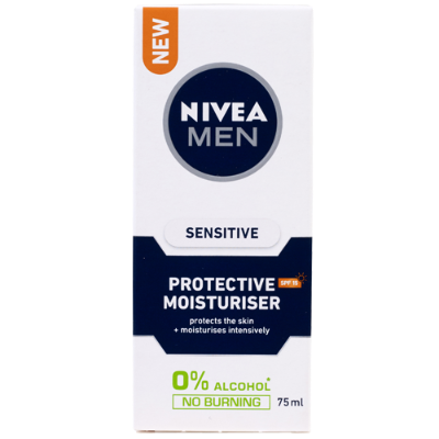 Nivea Men Protective Sensitive Spf15 Moisturiser 75ml