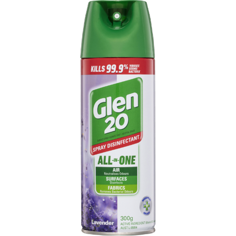Dettol Glen 20 All In One Lavender Spray Disinfectant 300g