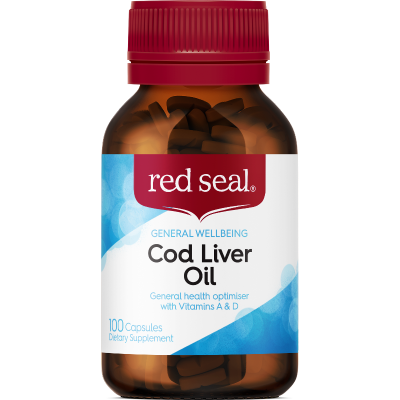 Red Seal Cod Liver Oil Capsules 100pk