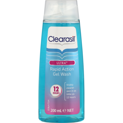 Clearasil Ultra Rapid Action Facial Wash Gel 200ml