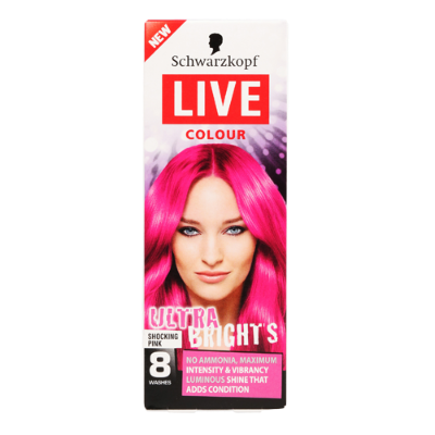 Schwarzkopf Live Ultra Brights Shocking Pink Semi Permanent Colour ea