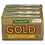 Palmolive Gold Daily Deodorant Protection Bar Soap 4 x 90g
