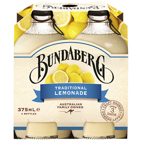 Bundaberg Traditional Lemonade 4pk