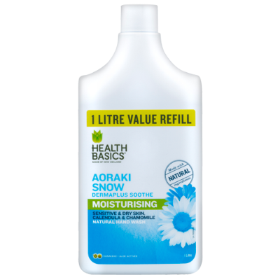 Health Basics Aoraki Snow Hand Wash Cream 1l