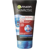 garnier pure active charcoal facial scrub and mask 3 in 1 150mL