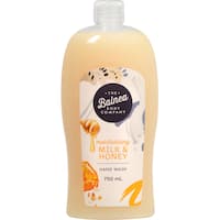 balnea hand wash milk & honey 750mL