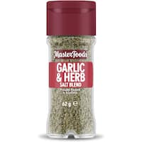 masterfoods seasoning garlic & herb salt 62g