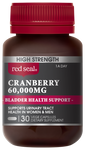 Red Seal Cranberry 60 000mg Capsules 30pk