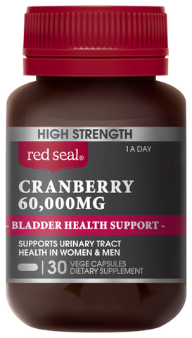 Red Seal Cranberry 60 000mg Capsules 30pk