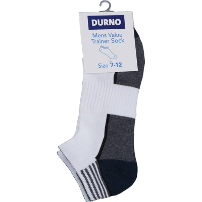 North Head Mens Trainer Sock Size 7-12 ea