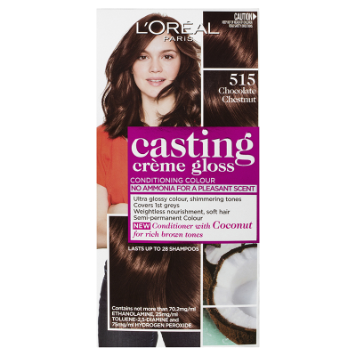 L'Oreal Paris Casting Creme Gloss 515 Chocolate Chestnut Hair Colour ea