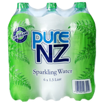 Pure NZ Sparkling Spring Water 6pk