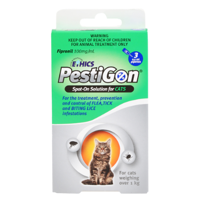 Ethics PestiGon Flea Treatment for Cats 3ea