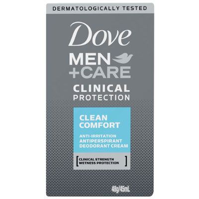 Dove Men+Care Clean Comfort Deodorant Cream 45ml