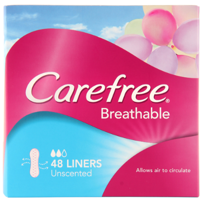 Carefree Breathable Liners 48pk