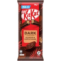 nestle kit kat chocolate block dark 170g