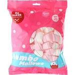 ma baker marshmallows jumbo pink & white 520g