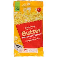 countdown popcorn microwave butter 85g