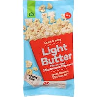 countdown popcorn microwave light butter 85g