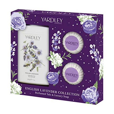 Yardley Of London English Lavender Talc & Soap Collection