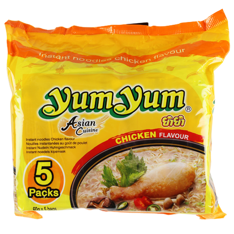 Yum Yum Chicken Instant Noodles 5pk