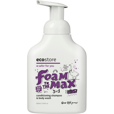 Ecostore Foam to the Max Pear Pop 3 in 1 Conditioning Shampoo & Body Wash 350ml