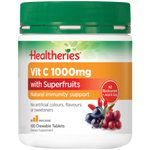 Healtheries Vitamin C 1000mg with Superfruits Chewable Tablets 100ea