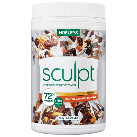 horleys sculpt salted caramel protein powder 500g