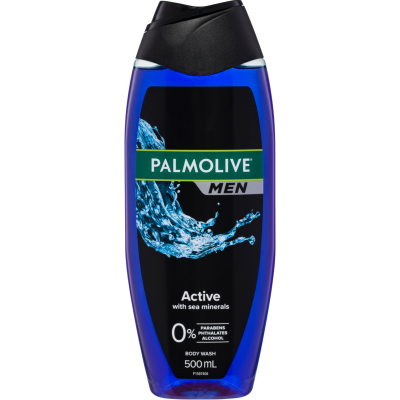 Palmolive Men Active Sea Minerals Body Wash 500ml