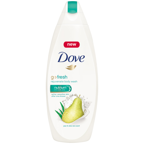 Dove Body Wash Go Fresh Pear Aloe Vera 375Ml  HORO.co.nz