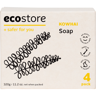 Ecostore Kowhai Soap 4 x 80g