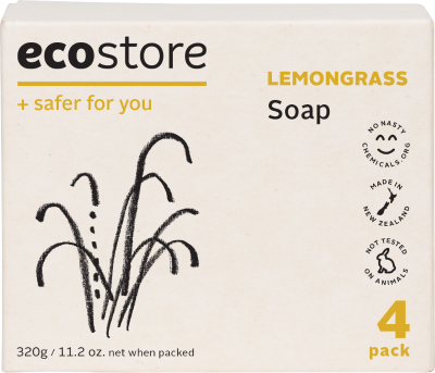 Ecostore Lemongrass Soap 4 x 80g