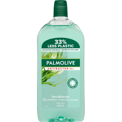 Palmolive Antibacterial Sea Minerals Liquid Hand Wash Refill 500ml