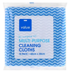 Value Multi Purpose Cleaning Cloths 10pk