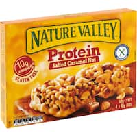 nature valley protein muesli bars salted caramel nut 4pk
