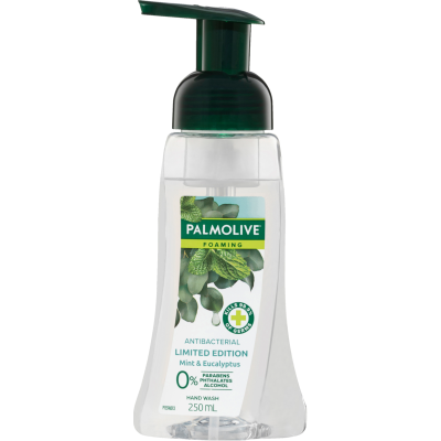 Palmolive Foaming Antibacterial Mint & Eucalyptus Hand Wash Pump 250ml