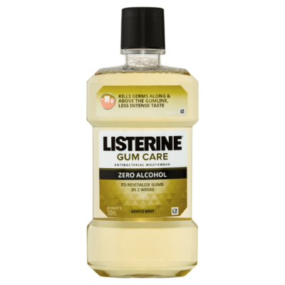 Listerine Gum Care Anitbacterial Mouthwash 500ml