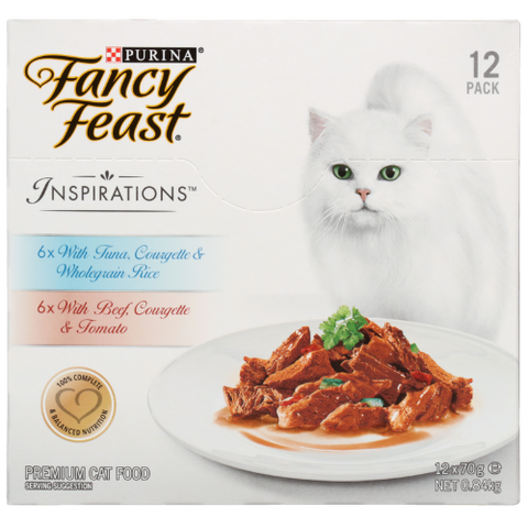Purina Fancy Feast Inspirations Beef & Tuna 12pk