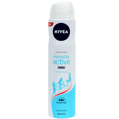 Nivea Everyday Active Fresh 48Hr Anti-Perspirant 250ml
