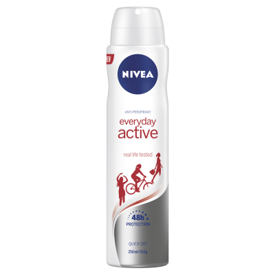 Nivea Everyday Active 48Hr Anti-Perspirant 250ml