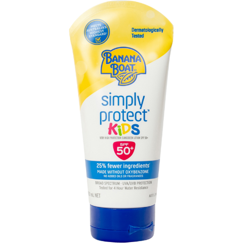 Banana Boat Simply Protect Kids SPF50+ Sunscreen 180ml