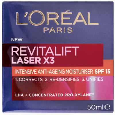 L'Oreal Paris Revitalift Laser X3 Anti-Ageing SPF15 Day Cream 50ml